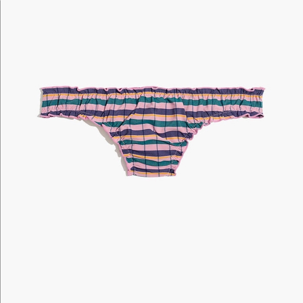 Madewell striped bikini bottoms new with tags